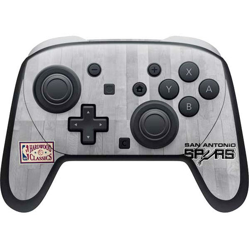 NBA San Antonio Spurs Hardwood Classics Nintendo Switch 2 (2025) Pro Controller Skin