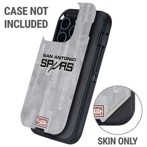 NBA San Antonio Spurs Hardwood Classics Otterbox Defender iPhone Skin