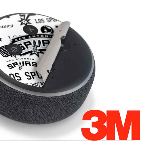 NBA San Antonio Spurs Historic Blast Amazon Echo Dot Skin