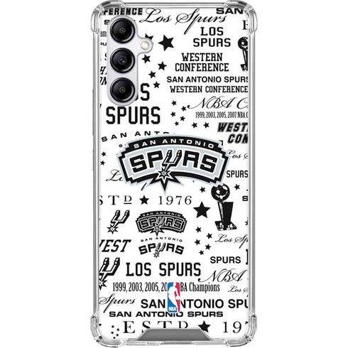 NBA San Antonio Spurs Historic Blast Gabb Phone 4 Clear Case
