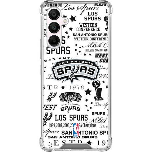 NBA San Antonio Spurs Historic Blast Galaxy A16 5G Clear Case