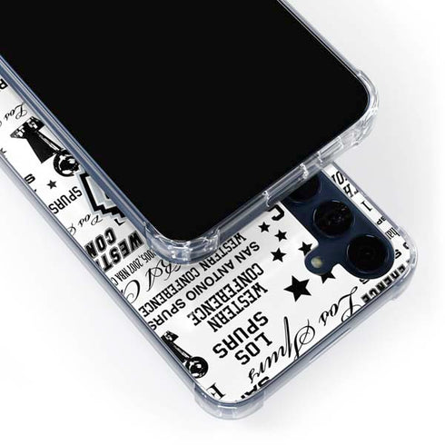 NBA San Antonio Spurs Historic Blast Galaxy A55 5G Clear Case