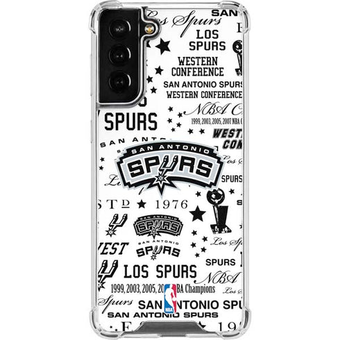NBA San Antonio Spurs Historic Blast Galaxy S22 Plus Clear Case