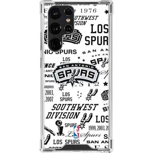 NBA San Antonio Spurs Historic Blast Galaxy S23 Ultra Clear Case