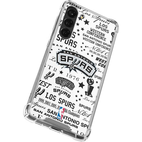 NBA San Antonio Spurs Historic Blast Galaxy S24 FE Clear Case