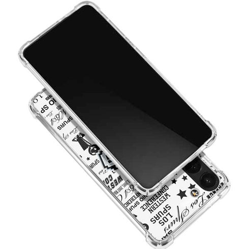 NBA San Antonio Spurs Historic Blast Galaxy S24 FE Clear Case
