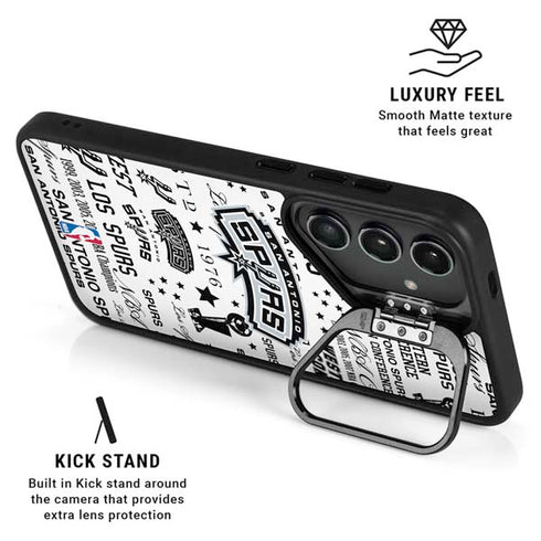 NBA San Antonio Spurs Historic Blast Galaxy S24 Plus Kickstand Case