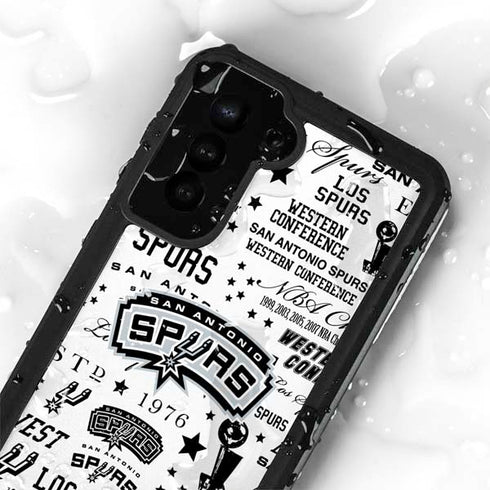 NBA San Antonio Spurs Historic Blast Galaxy S24 Plus Waterproof Case