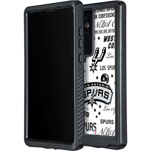 NBA San Antonio Spurs Historic Blast Galaxy S24 Ultra Waterproof Case