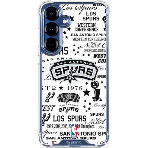 NBA San Antonio Spurs Historic Blast Galaxy S25 Clear Case