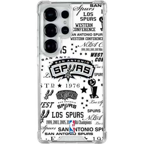 NBA San Antonio Spurs Historic Blast Galaxy S25 Ultra Clear Case