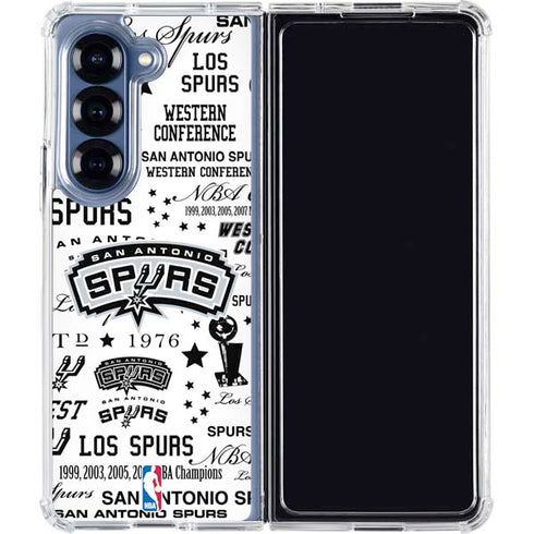 NBA San Antonio Spurs Historic Blast Galaxy Z Fold6 Clear Case