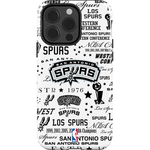 NBA San Antonio Spurs Historic Blast iPhone 15 Pro Impact Case