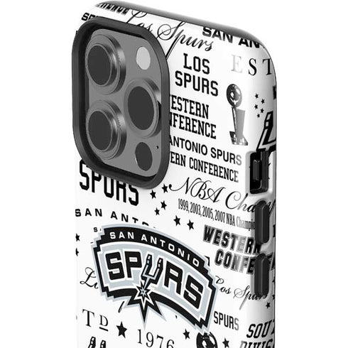 NBA San Antonio Spurs Historic Blast iPhone 15 Pro Impact Case