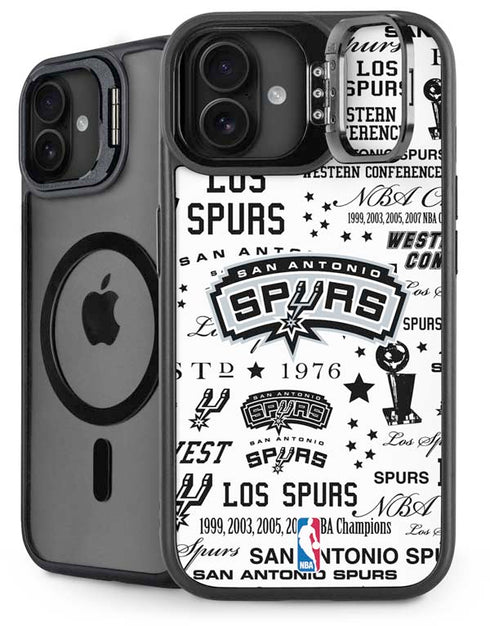 NBA San Antonio Spurs Historic Blast iPhone 16 Kickstand Case