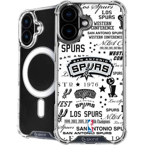 NBA San Antonio Spurs Historic Blast iPhone 16 MagSafe Case
