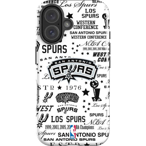 NBA San Antonio Spurs Historic Blast iPhone 16 Plus Impact Case