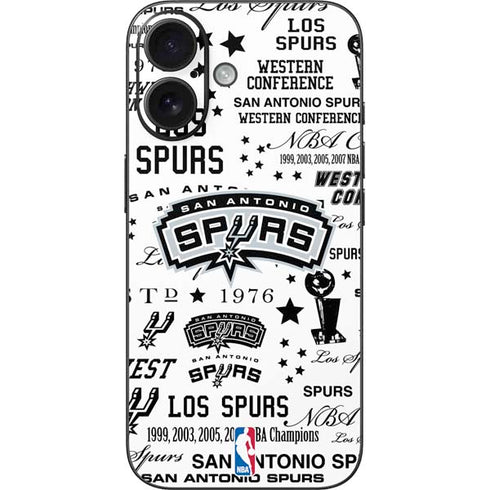 NBA San Antonio Spurs Historic Blast iPhone 16 Skin