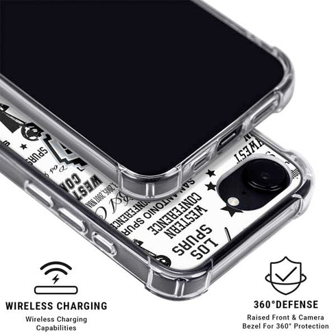 NBA San Antonio Spurs Historic Blast iPhone 16e MagSafe Case