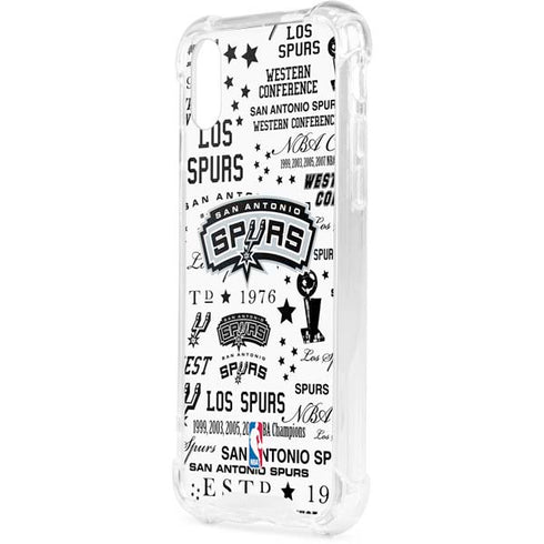NBA San Antonio Spurs Historic Blast iPhone XS Clear Case