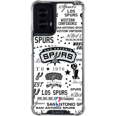 NBA San Antonio Spurs Historic Blast Moto G Power 5G (2024) Clear Case