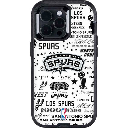 NBA San Antonio Spurs Historic Blast Otterbox Defender iPhone Skin