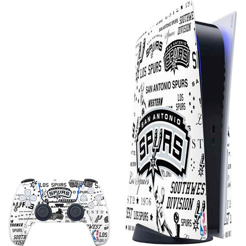 NBA San Antonio Spurs Historic Blast PlayStation PS5 Skins