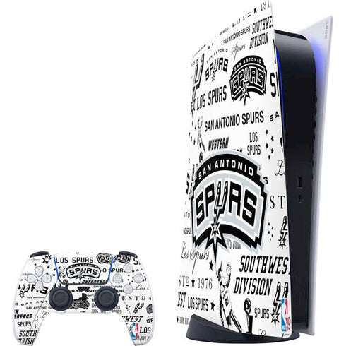 NBA San Antonio Spurs Historic Blast PlayStation PS5 Skins