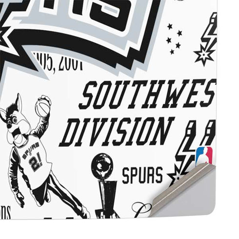 NBA San Antonio Spurs Historic Blast PS5 Pro Console Skin