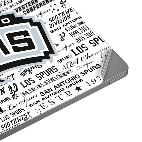 NBA San Antonio Spurs Historic Blast Laptop Skins