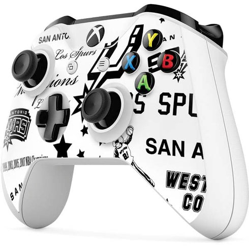 NBA San Antonio Spurs Historic Blast Xbox One S All-Digital Edition Bundle Skin