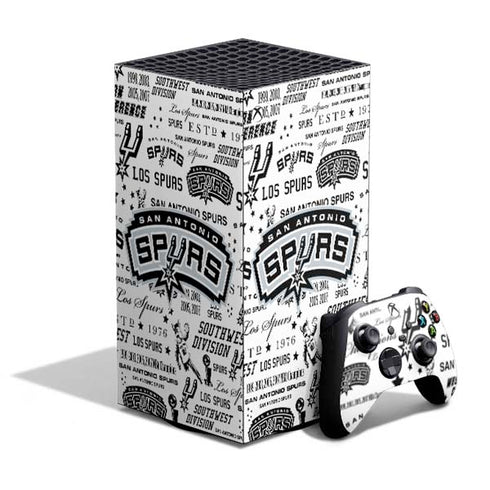 NBA San Antonio Spurs Historic Blast XBox Series X Digital Edition Bundle Skin