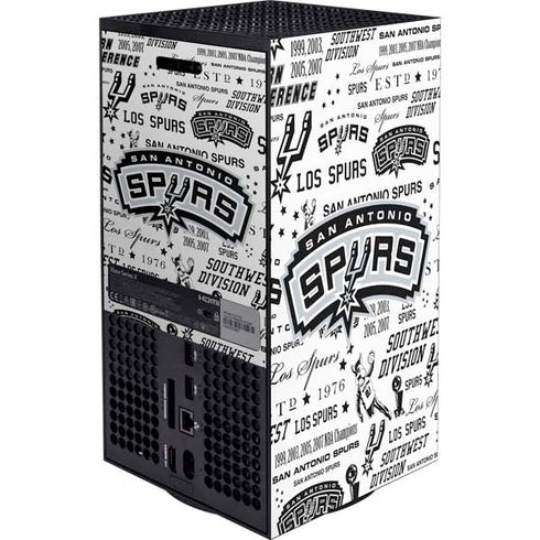NBA San Antonio Spurs Historic Blast XBox Series X Digital Edition Bundle Skin