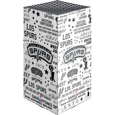 NBA San Antonio Spurs Historic Blast XBox Series X Digital Edition Console Skin