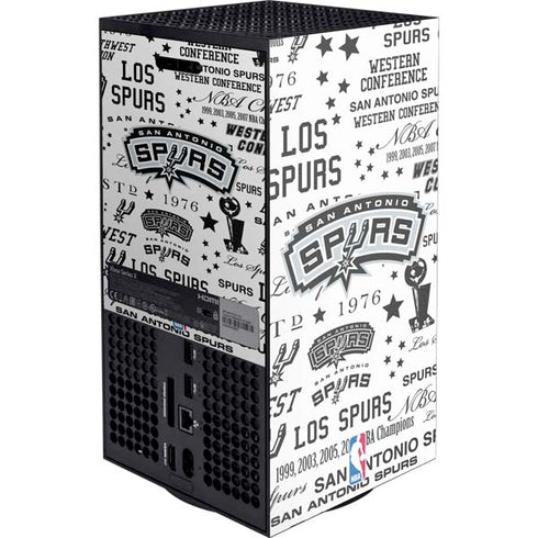 NBA San Antonio Spurs Historic Blast XBox Series X Digital Edition Console Skin