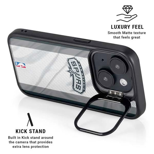 NBA San Antonio Spurs iPhone 14 Plus Kickstand Case