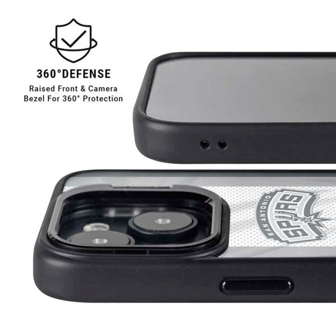 NBA San Antonio Spurs iPhone 15 Plus Kickstand Case