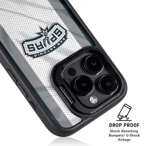 NBA San Antonio Spurs iPhone 15 Pro Kickstand Case