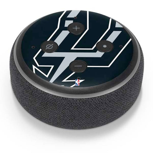 NBA San Antonio Spurs Large Logo Amazon Echo Dot Skin