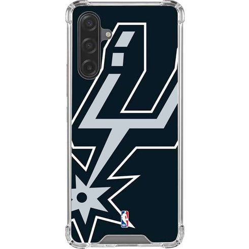 NBA San Antonio Spurs Large Logo Galaxy A17 Clear Case