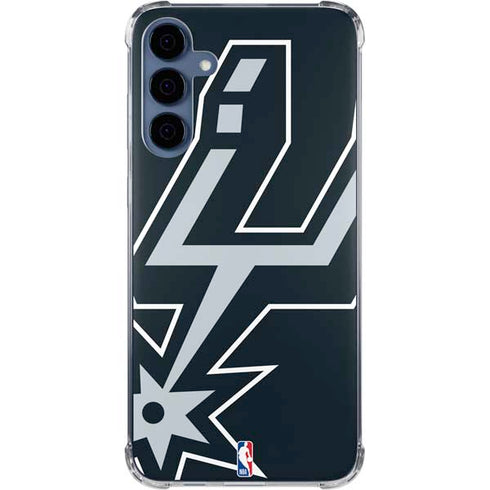 NBA San Antonio Spurs Large Logo Galaxy A55 5G Clear Case