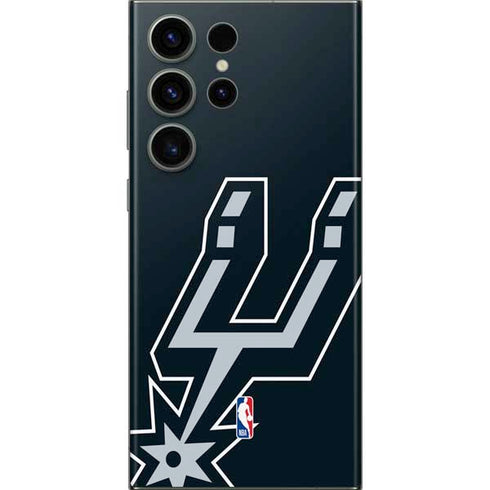 NBA San Antonio Spurs Large Logo Galaxy Skins