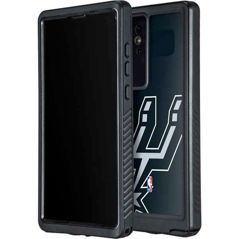 NBA San Antonio Spurs Large Logo Galaxy S24 Ultra Waterproof Case