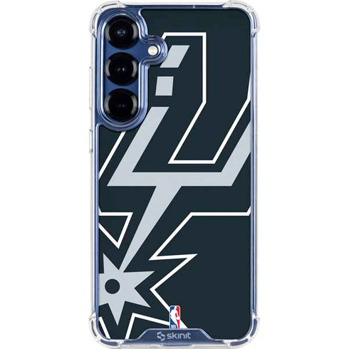 NBA San Antonio Spurs Large Logo Galaxy S25 Plus Clear Case