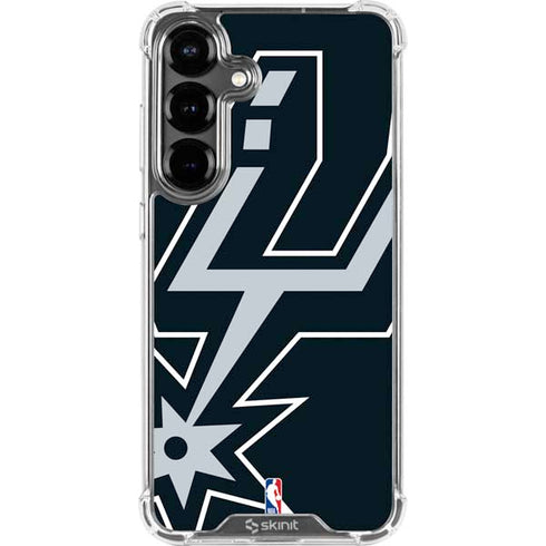 NBA San Antonio Spurs Large Logo Galaxy S26 Plus Clear Case