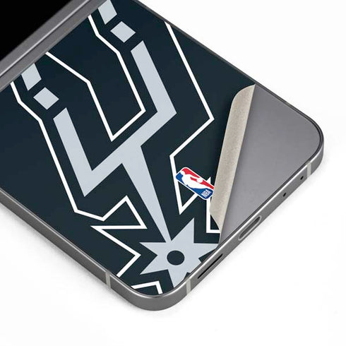 NBA San Antonio Spurs Large Logo Galaxy Z Flip6 Skin