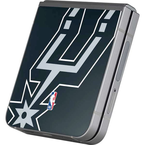 NBA San Antonio Spurs Large Logo Galaxy Z Flip6 Skin
