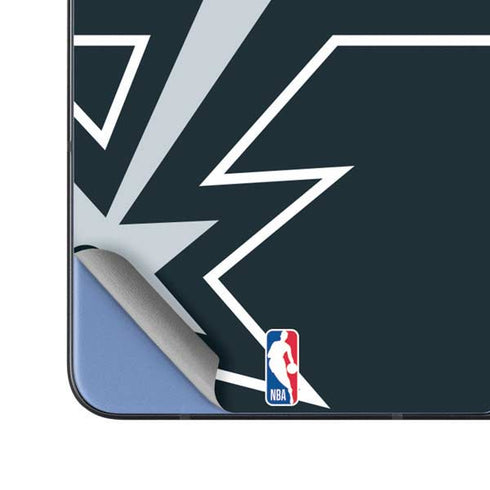 NBA San Antonio Spurs Large Logo Galaxy Z Fold5 5G Skin