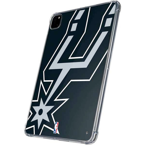NBA San Antonio Spurs Large Logo iPad Pro 11in (2024) Clear Case