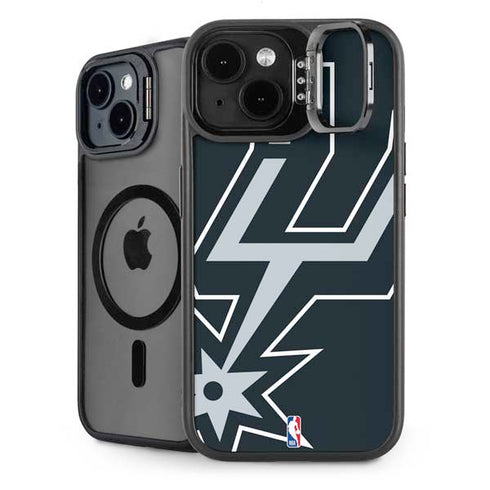 NBA San Antonio Spurs Large Logo iPhone 13 Kickstand Case